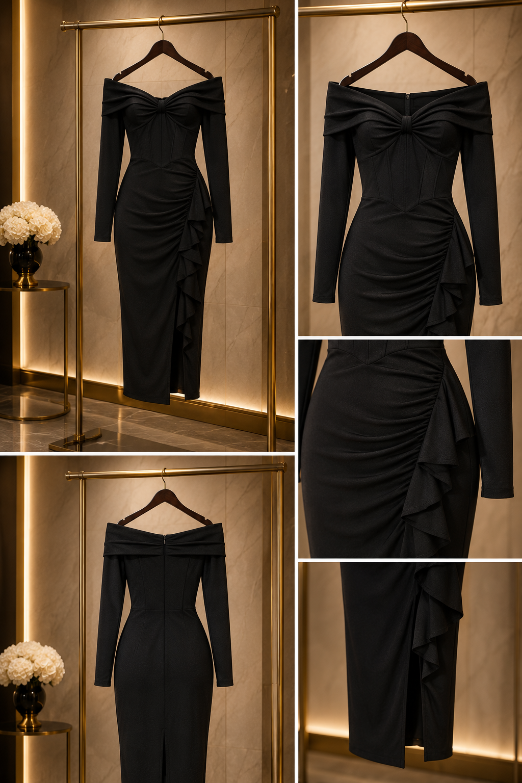 Sophia Noir Dress