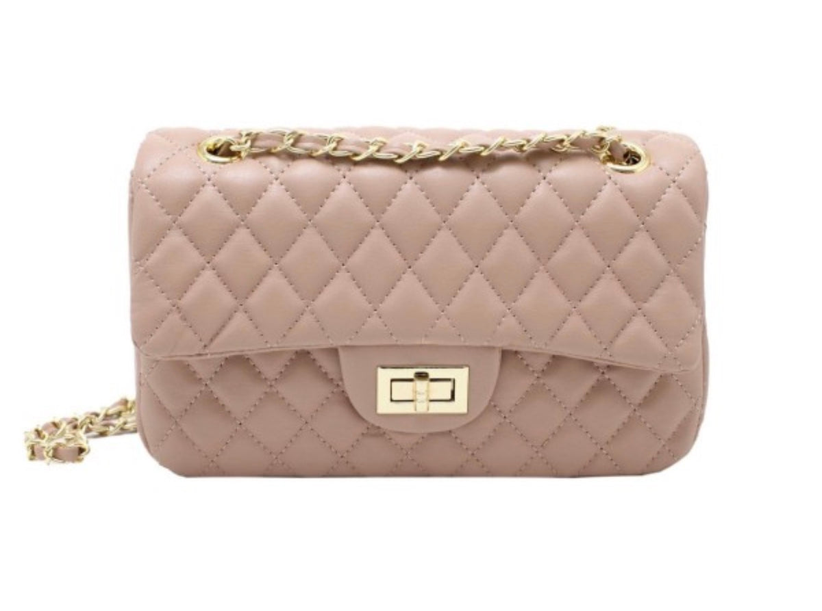 ELEGANT DESIGN MEDIUM SIZE STITCHED CROSSBODY BAG