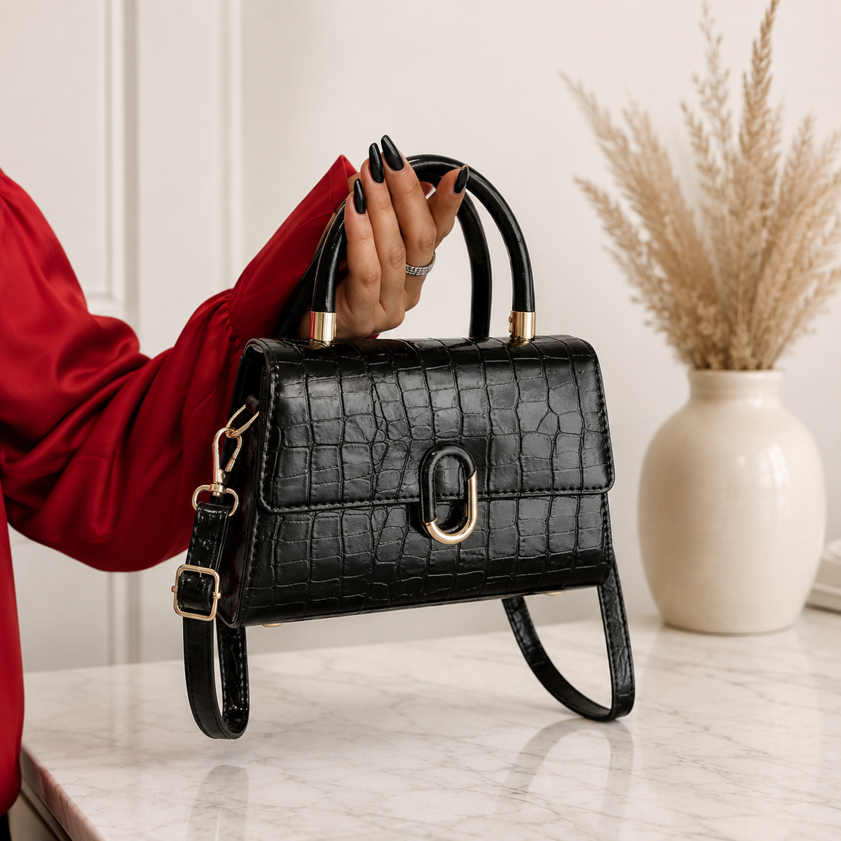 Cute purse designwith handle crossbody