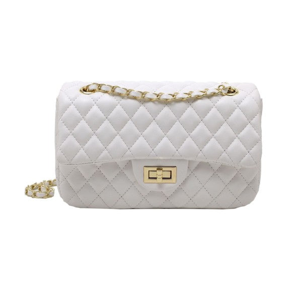 ELEGANT DESIGN MEDIUM SIZE STITCHED CROSSBODY BAG
