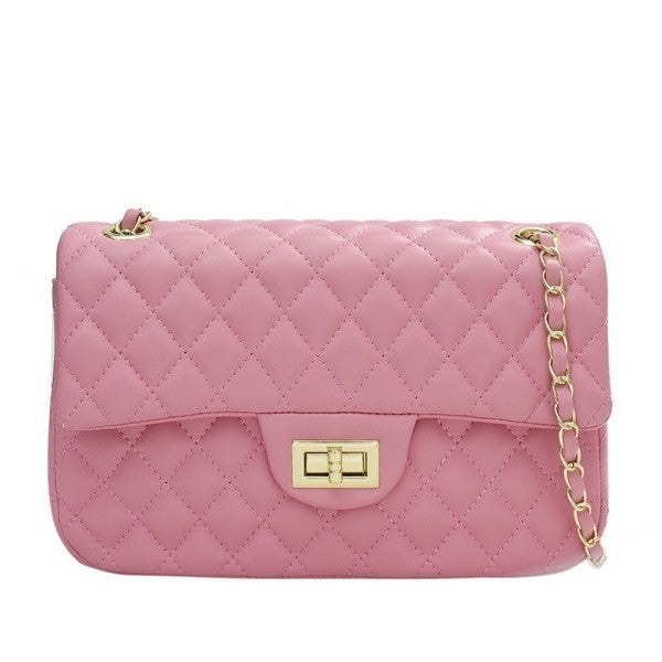 ELEGANT DESIGN MEDIUM SIZE STITCHED CROSSBODY BAG